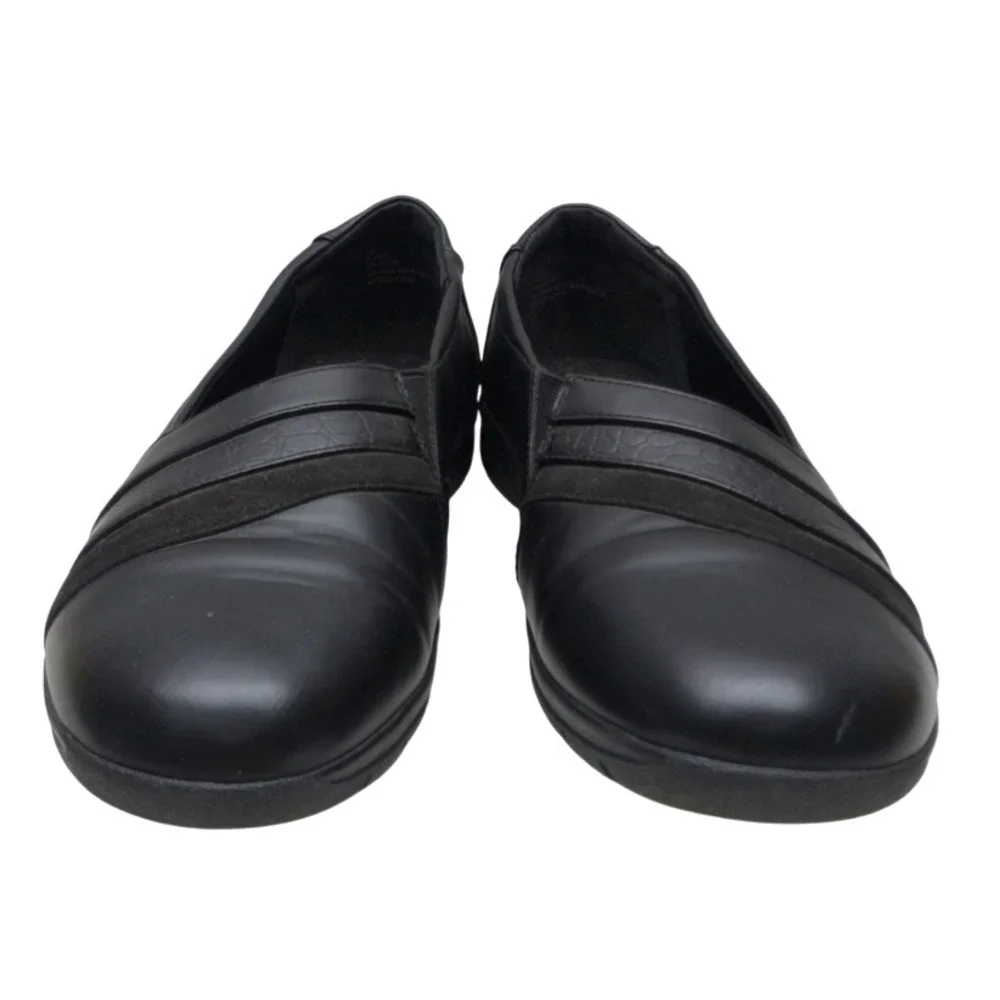 Studio‎ Works Comfort Black SW-BLAIR Slip On Flats Women's Size 8M, Pre-owned